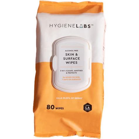 Hygiene Labs Skin & Surface Wipes (Pack of 80) : Buy Hygiene Labs Skin ...