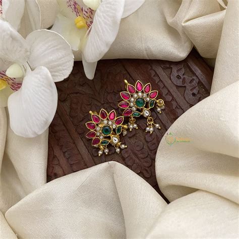 Vriksham Exclusive Lotus Maharashtrian Style Press Bugadi-Pearl-J2744 ...