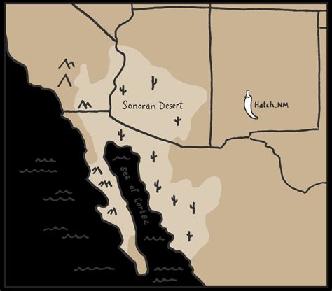 Sonoran Desert Arizona Map