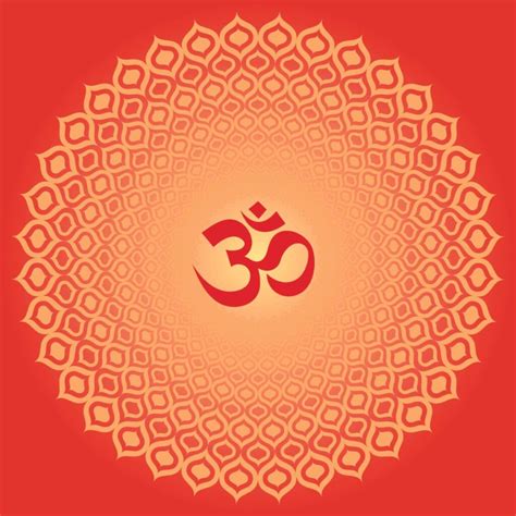 Om Design Wallpaper for Temples, Houses, and for Interior - Magicdecor®