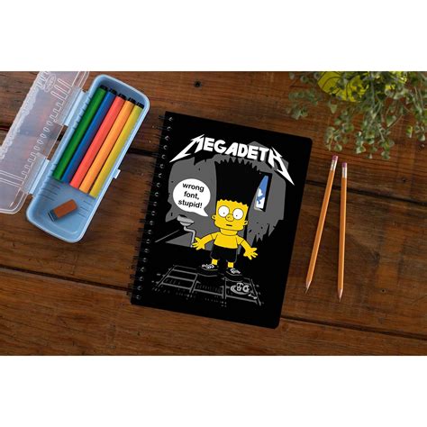 Buy Megadeth Notebook - Wrong Font at Rs. 50 OFF 🤑 – The Banyan Tee