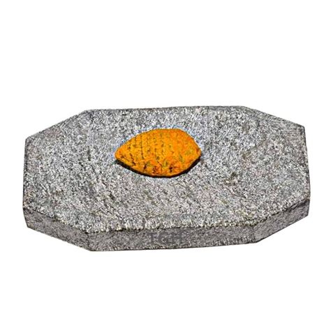 Buy TGH Traditional Sandalwood Octogen Turmeric Grinding/Rubbing Stone ...