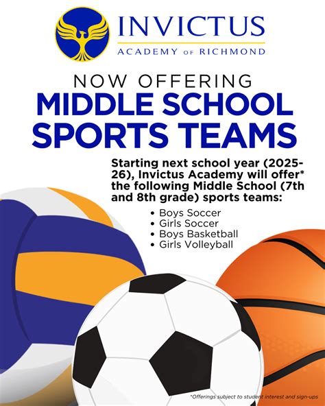 Athletics — Invictus Academy of Richmond - A Tuition-Free Public ...