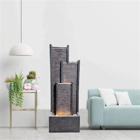 $37/mo - Finance Water Fountain Outdoor Garden Fountains - 39.3"H ...