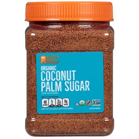 BetterBody Foods Organic Coconut Palm Sugar - Shop Sugar at H-E-B