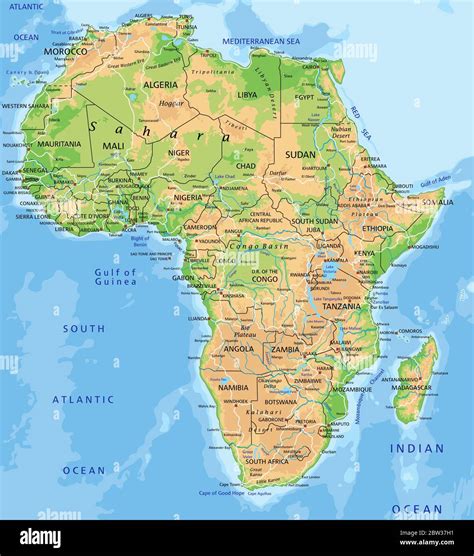 Map Of Africa Lakes