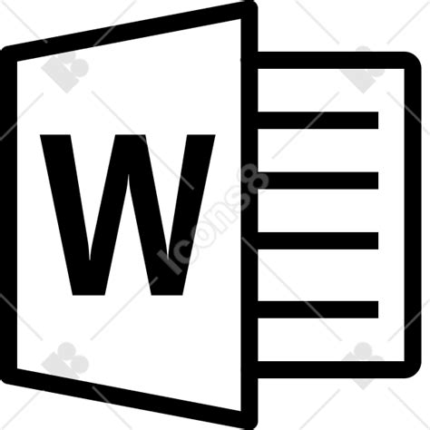 Word File Icon PNG 的图像结果