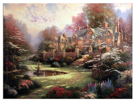 Lot Detail - ''Painter of Light'' Thomas Kinkade's ''Gardens Beyond ...