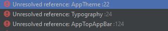 Android Studio Unresolved Reference 的图像结果