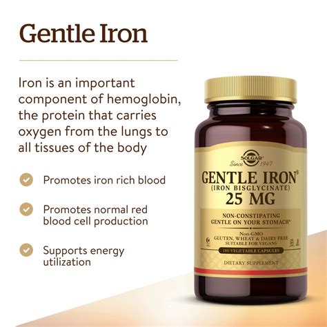 Solgar Gentle Iron Capsules 90's - Landys