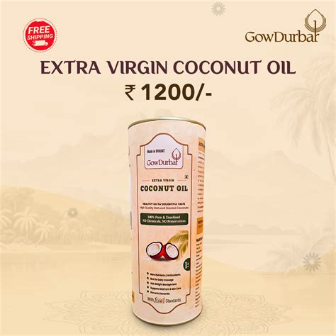 Extra Virgin Coconut Oil - Gowdurbar