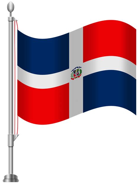 Dominican Republic Flag PNG Clip Art