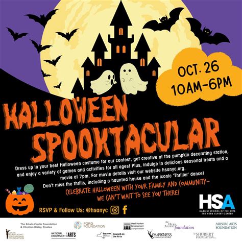 Oct 26 | Harlem School of the Arts Halloween Spooktacular | Harlem, NY ...