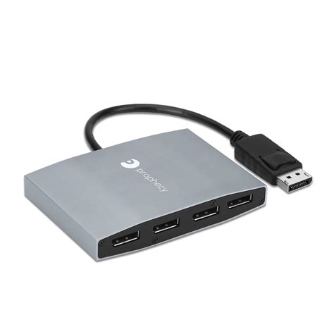 gofanco Prophecy 1x4 DisplayPort 1.2 MST Hub – DisplayPort to Quad ...
