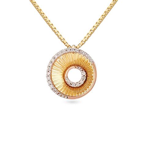 Buy Mia by Tanishq 14KT 2 Colour Gold and Diamond Pendant for Women ...