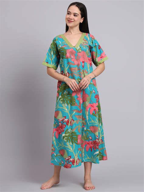 New Arrivals | Kaftan Style Nighty | The Saffron Saga – thesaffronsaga
