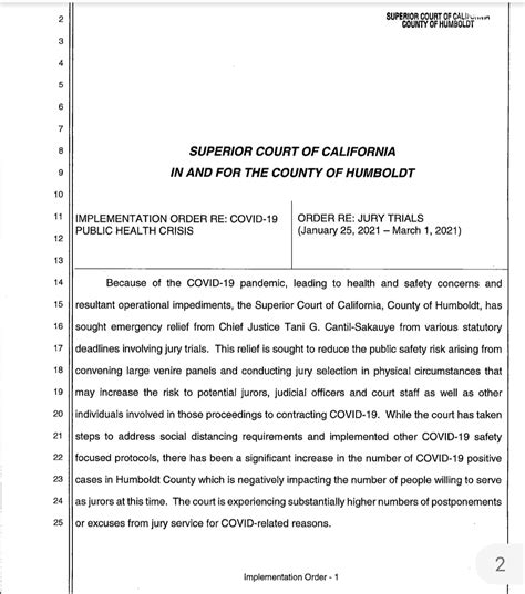 John Chiv: Humboldt Superior Court sought emergency relief from ...