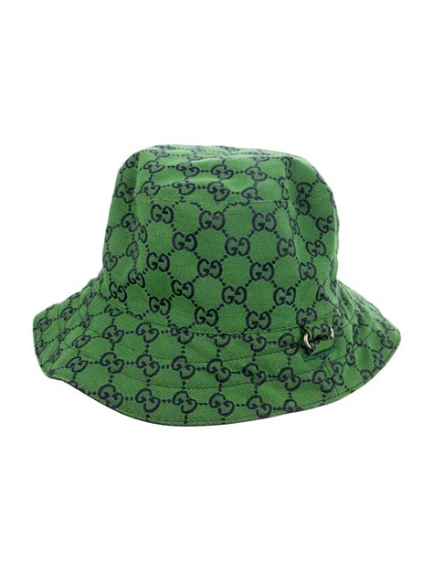 Gucci Reversible Bucket Hat - Green Hats, Accessories - GUC1081119 ...