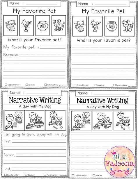 1St Grade Writing Prompts Worksheets - Writing Practice Worksheet
