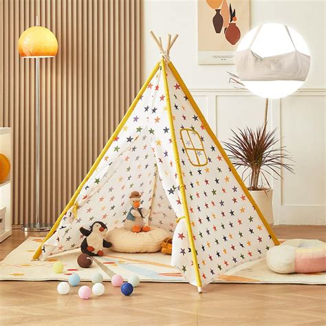 Buy Nyra Decor Portable Teepee Tents With Padded Mat And Cushions Free ...