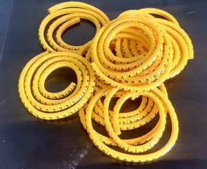 NR TRDERS PVC Ferrules (Numbered 0 to 9) 1.5mm Plastic Standard Cable ...
