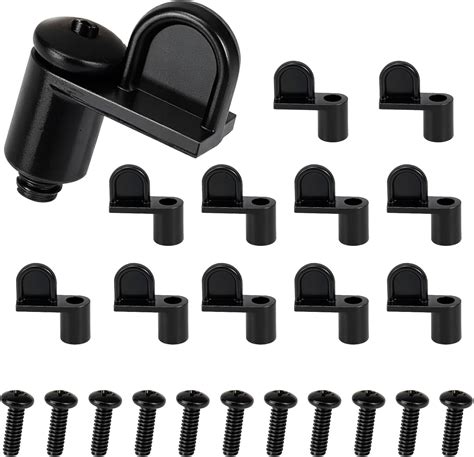 12 Pack 5/16 Inch Window Screen Clip with Screws, Storm Door Clips for ...