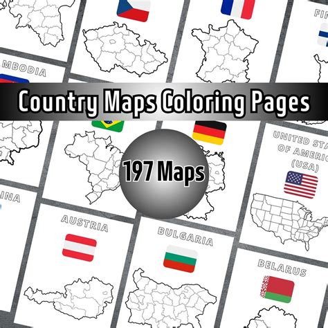 Country Maps Coloring Pages, Printable Maps Coloring Pages, Country Maps, Printable Maps, United ...