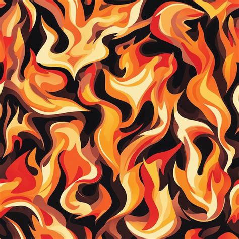 A fire design with flames like flames | Premium AI-generated image