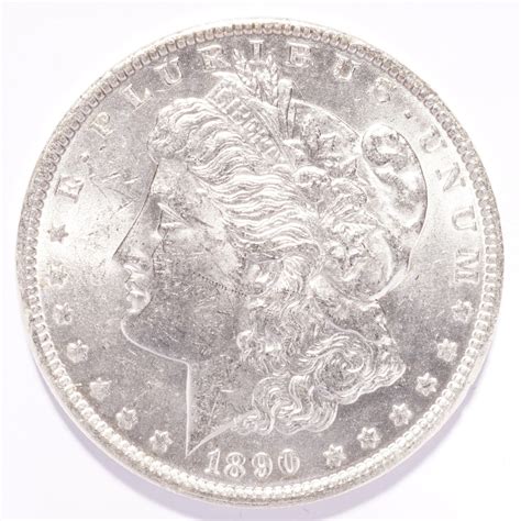 1890 Morgan Silver Dollar AU/BU - Numismax