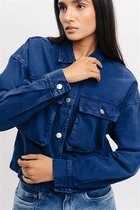 Buy Women Denim Jackets - Oversized, Cropped | Unisex Jacket - FREAKINS