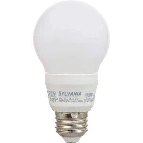 Sylvania A19 40W 120V E26 Base Non-Dimmable White Frosted LED Light ...