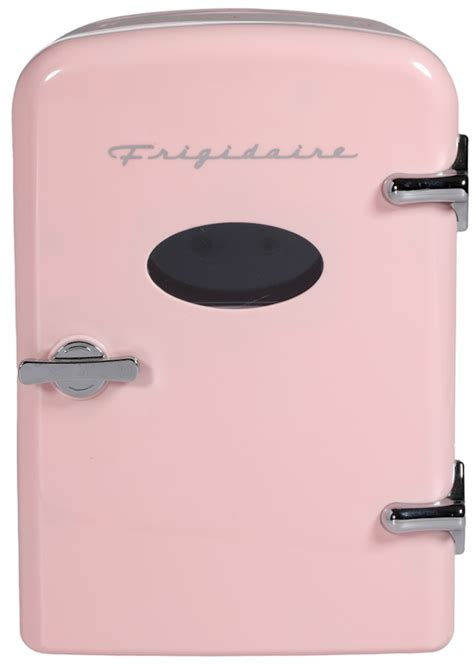 Frigidaire 6-Can Retro Mini Fridge - Pink Pink-EFMIS129-PINK | Frigidaire