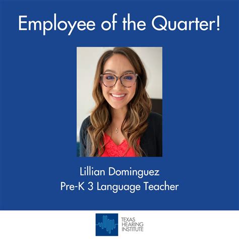 Texas Hearing Institute on LinkedIn: Congratulations to our Employee of ...