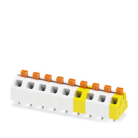 SPTAF 1/ 9-5,0-EL MC:WH-YE - PCB terminal block - 1659456 | Phoenix Contact