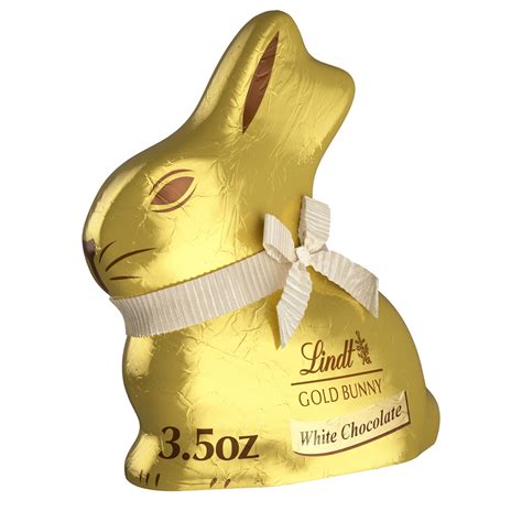 Lindt Gold Bunny, White Chocolate, 3.5 oz, Easter Candy, 1 Count ...