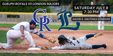 London Majors @ Guelph Royals, David E. Hastings Stadium, Guelph, 8 ...