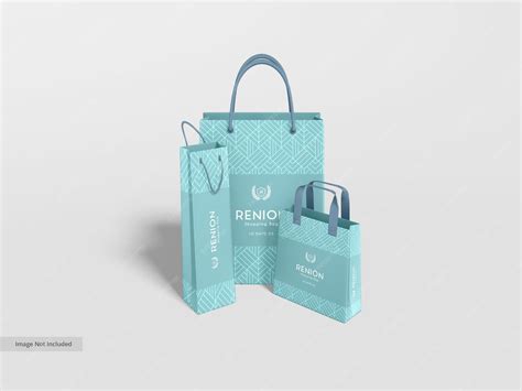 Premium PSD | Paper shopping bag branding mockup