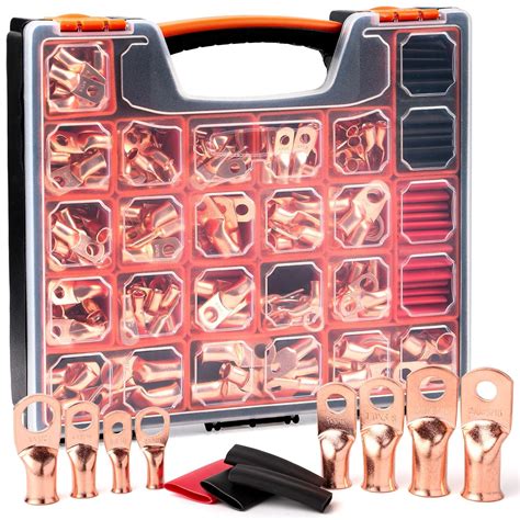 TKDMR 264 PCS Battery Cable Ends Kit,132 PCS AWG 8 6 India | Ubuy