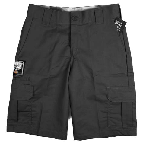 Mens Black Khaki Shorts