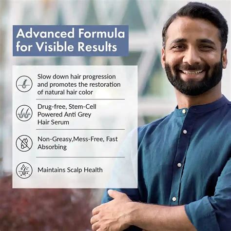 Anti Grey Hair Prime Serum | Men Women: Reverse Premature Greying