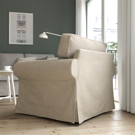 EKTORP armchair, Kilanda light beige - IKEA