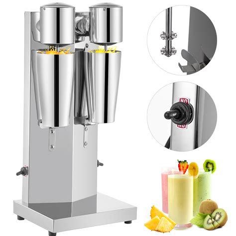 Vevor Commercial Milkshake Maker Machine Double Heads Thickshake ...