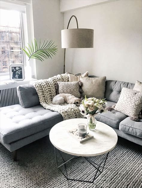 decorating ideas with gray couch