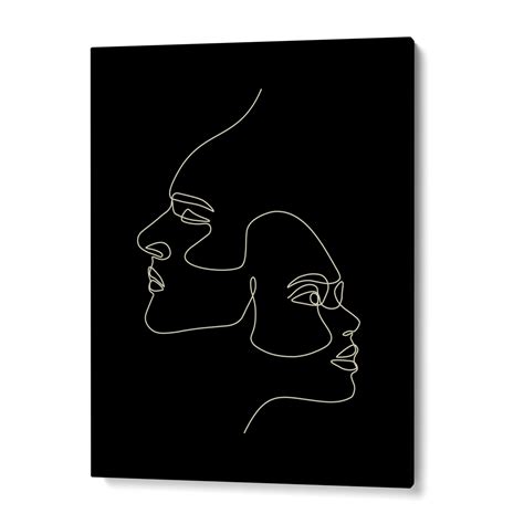 Women Line Art Drawing - Deceit – Nook At You