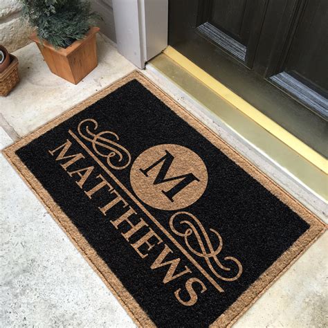 Infinity Custom Mats™ All-Weather Personalized Door Mat -.STYLE: MATTH ...