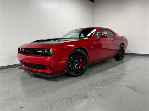 Used 2015 Redline Red Pearl Coat Dodge Challenger SRT HELLCAT 2DR COUPE SRT Hellcat For Sale ...