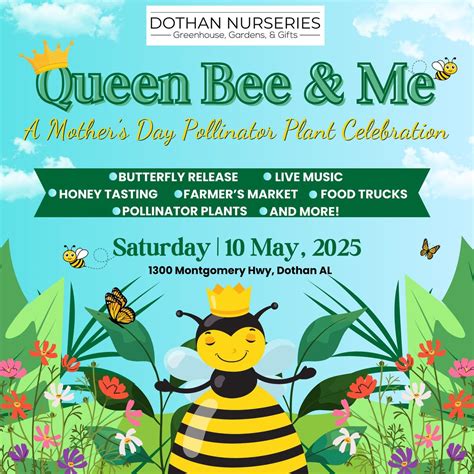 ? Queen Bee & Me: A Mother’s Day Pollinator Plant Celebration ?, 1300 ...