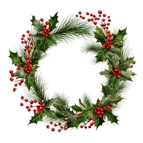 Christmas Wreath Clip Art - Free Design Palace