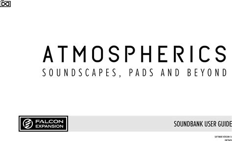 Uvi Atmospherics Manual For Falcon | Soundbank User