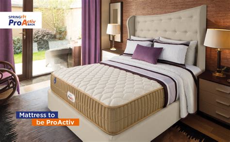 Springfit Pro Activ Back Dual Comfort Medium Soft & Hard Ortho Bed ...